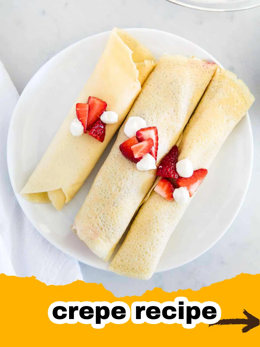Classic French Crepes Preparation