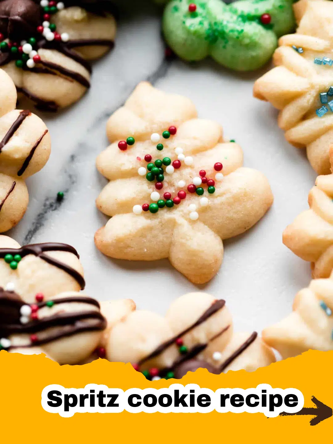 Classic Holiday Spritz Cookies Preparation