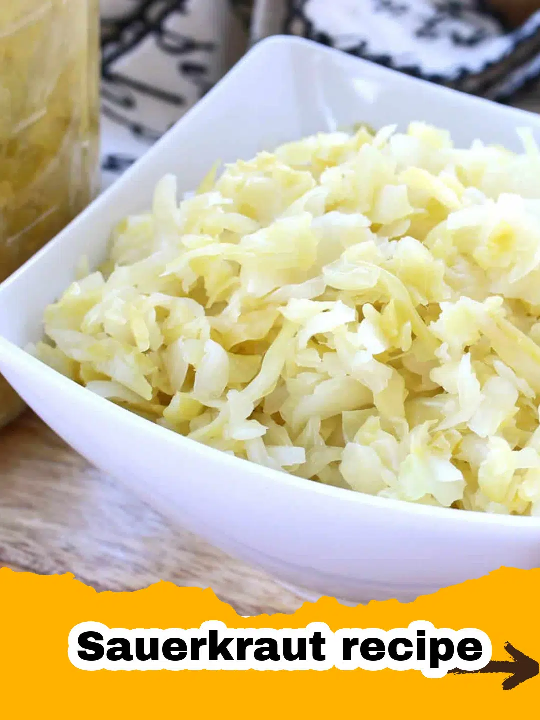 Classic Homemade Sauerkraut Preparation