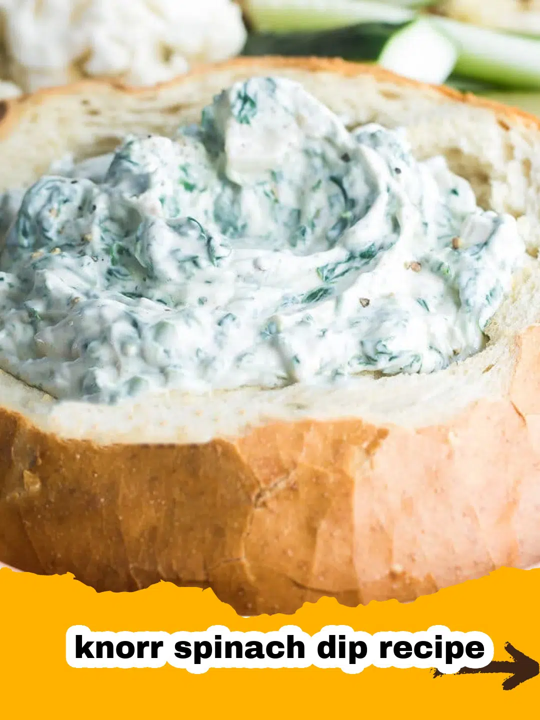 Classic Knorr Spinach Dip Preparation