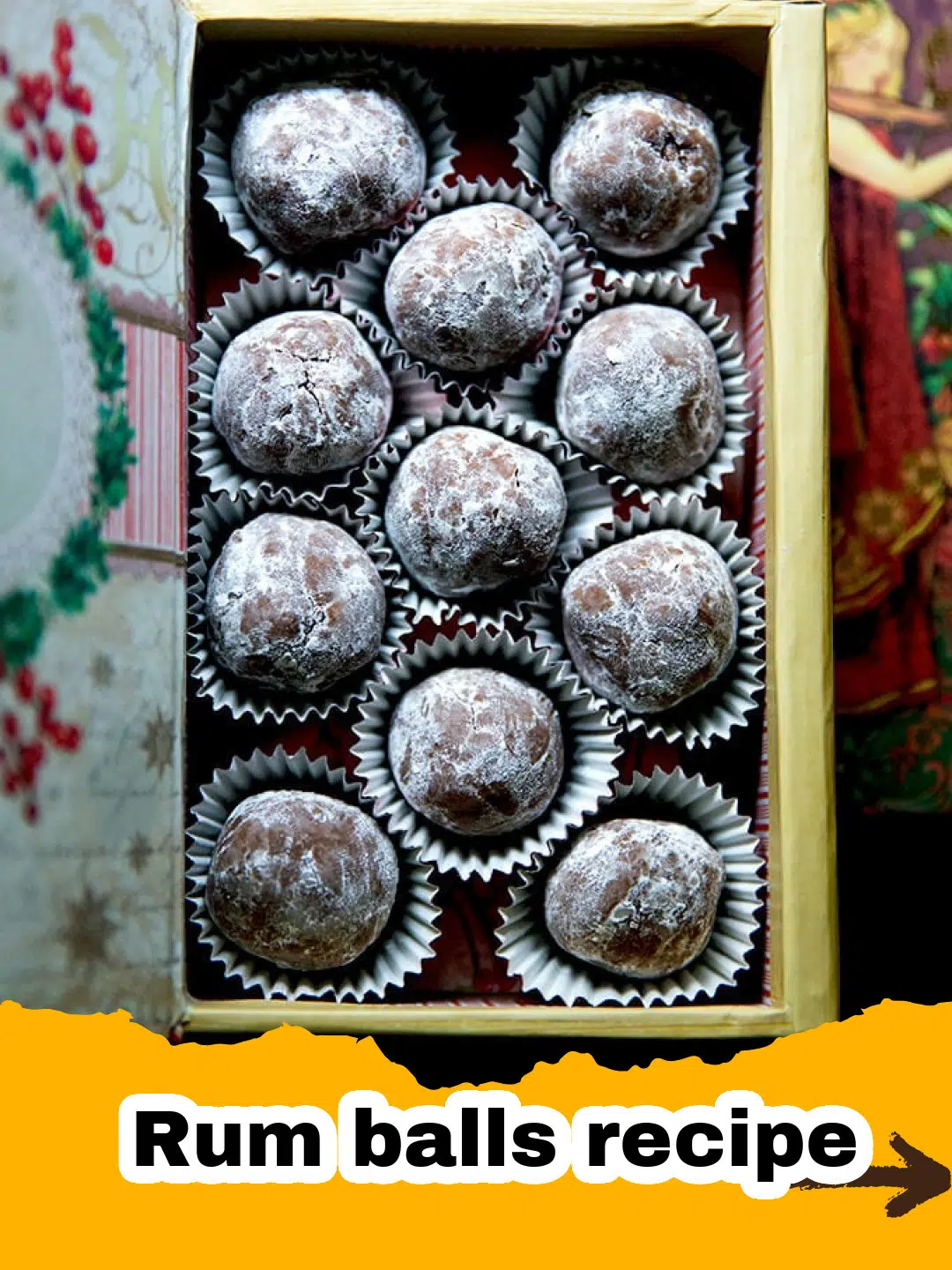 Classic No-Bake Rum Balls Preparation