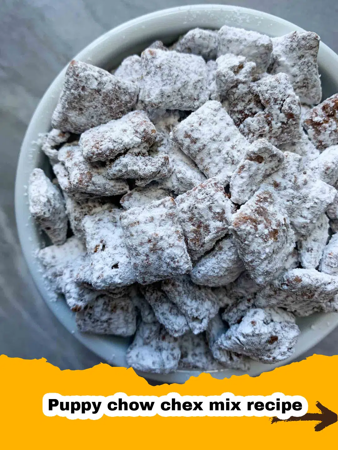 Classic Puppy Chow Chex Mix Recipe Preparation