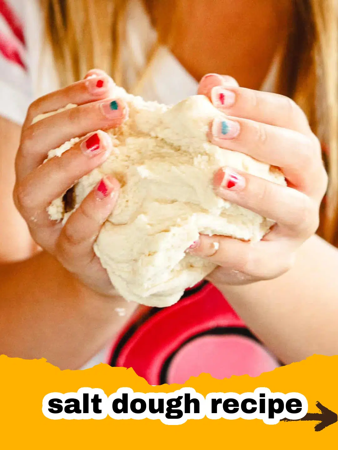 Classic Salt Dough for Crafts & Ornaments Preparation