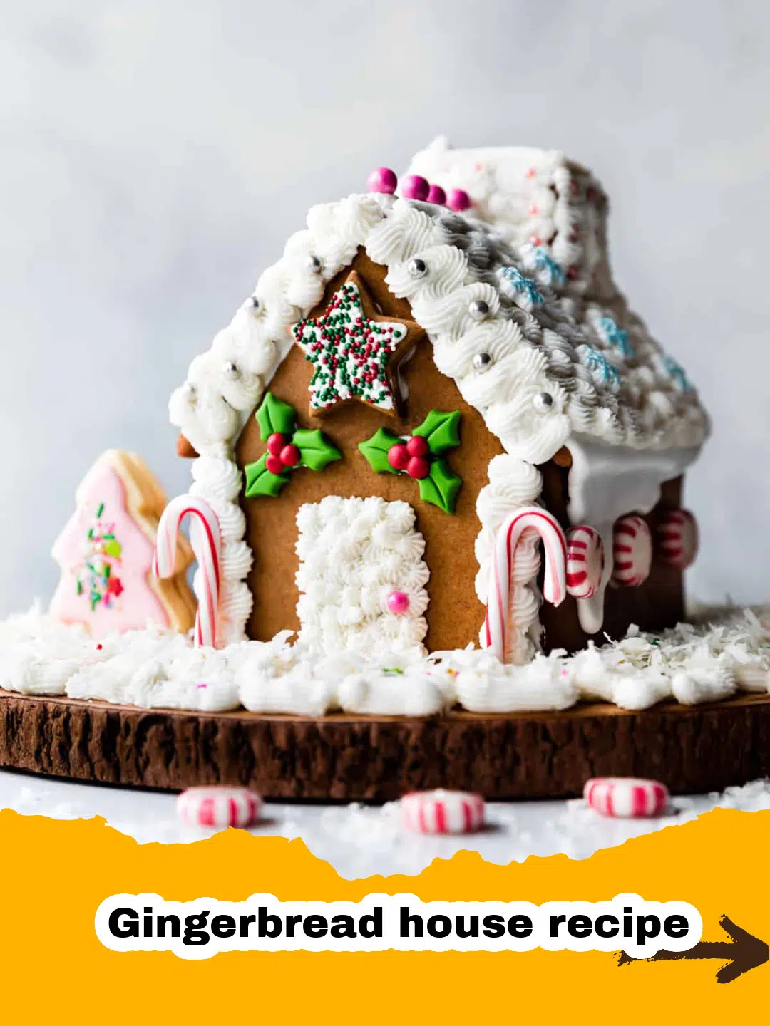 Classic Sturdy Gingerbread House Recipe Preparation