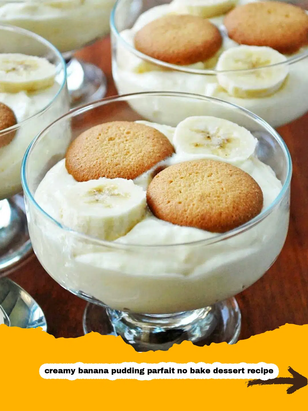 Creamy Banana Pudding Parfait (No-Bake) Preparation