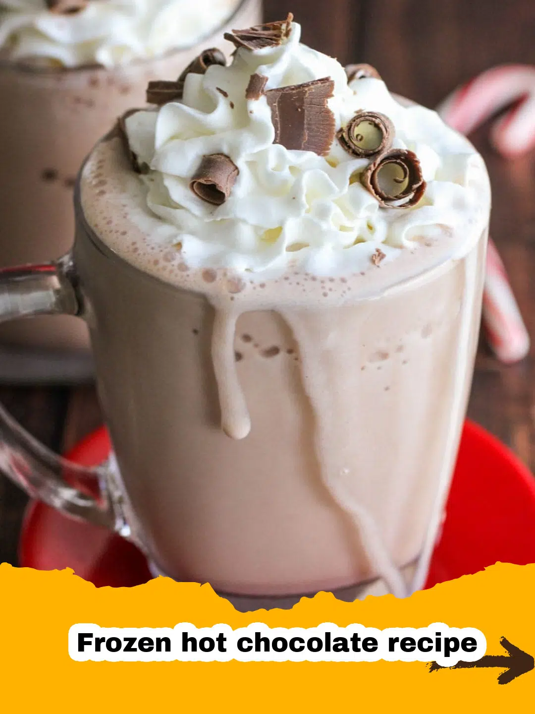 Dreamy Frozen Hot Chocolate Preparation