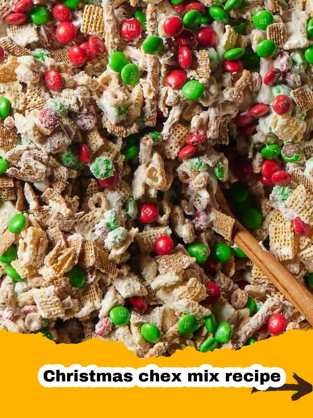 Festive Sweet & Salty Christmas Chex Mix Recipe Preparation