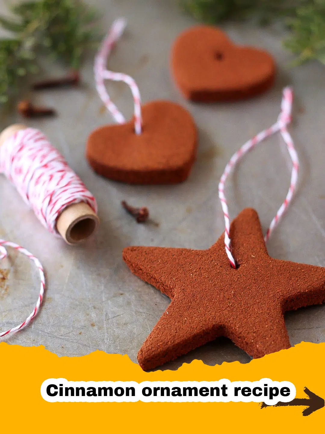 Fragrant DIY Cinnamon Ornaments Preparation
