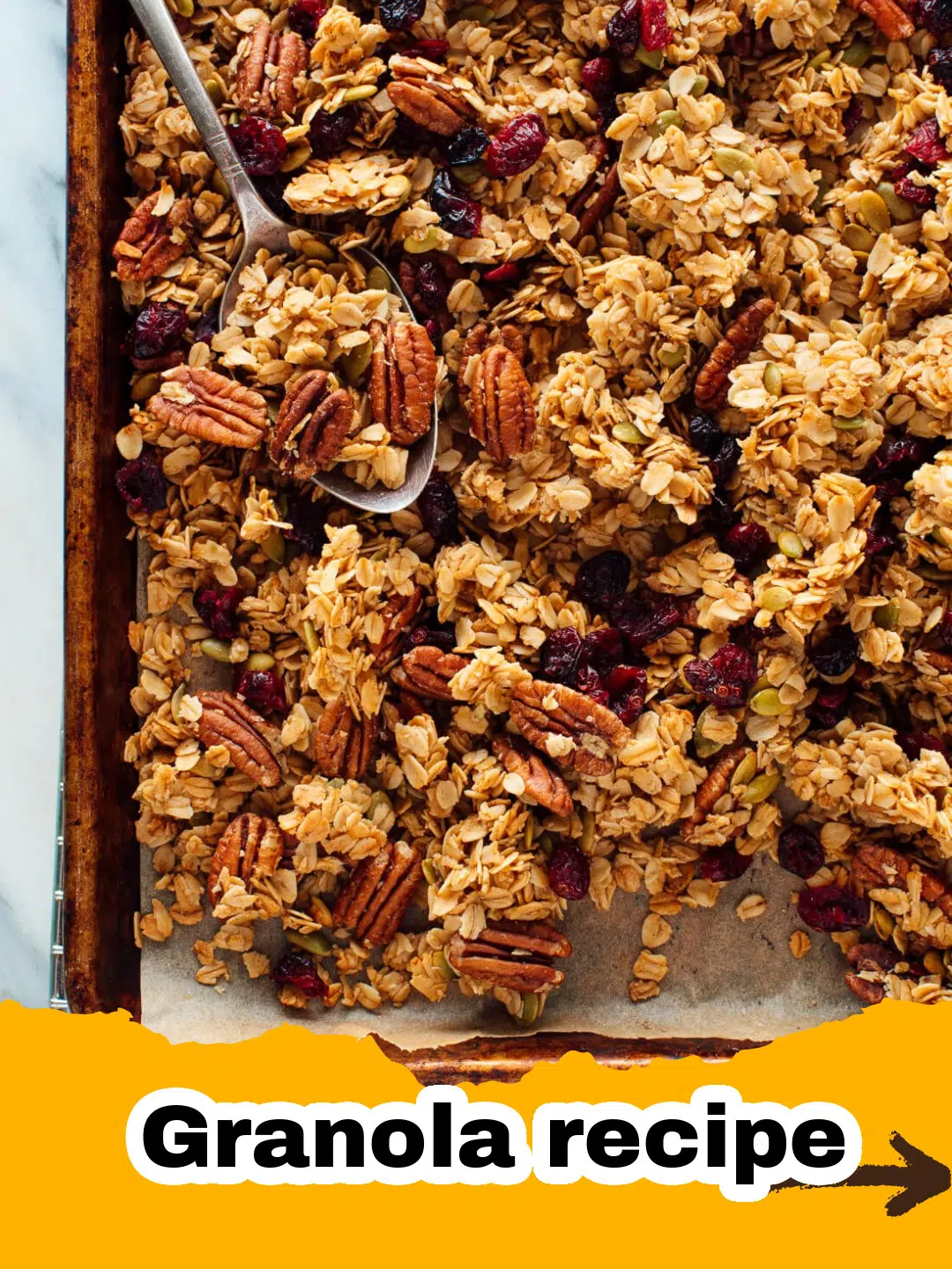Homemade Honey Almond Granola Preparation