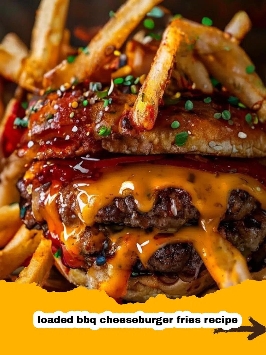 Loaded BBQ Cheeseburger Fries Preparation