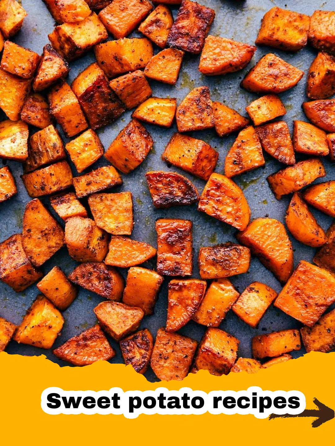 Roasted Garlic Herb Sweet Potatoes Preparation
