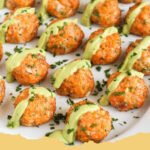 Irresistible Salmon Balls with Creamy Avocado Sauce: A Fresh & Flavorful Delight!