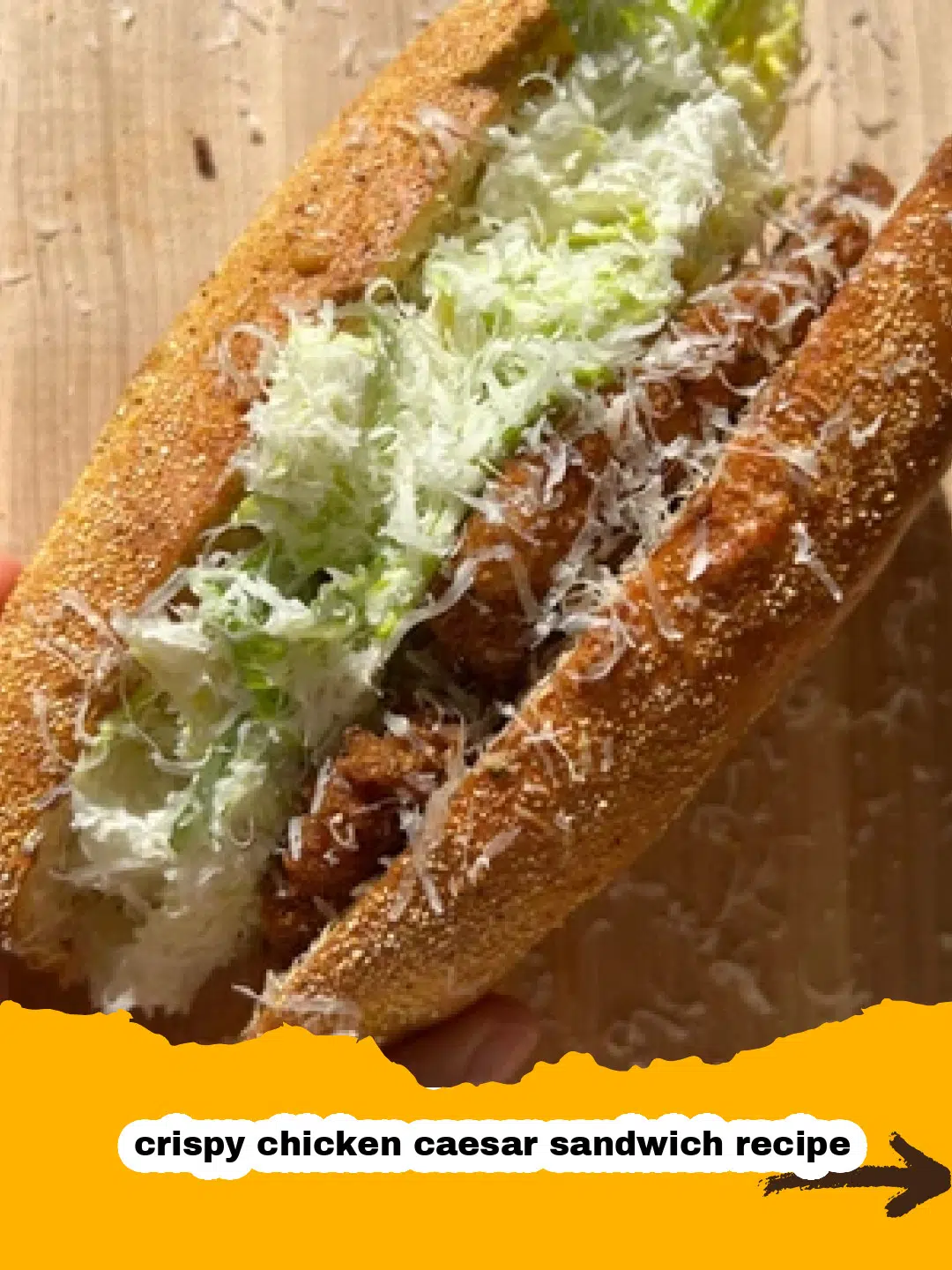 Ultimate Crispy Chicken Caesar Sandwich Preparation