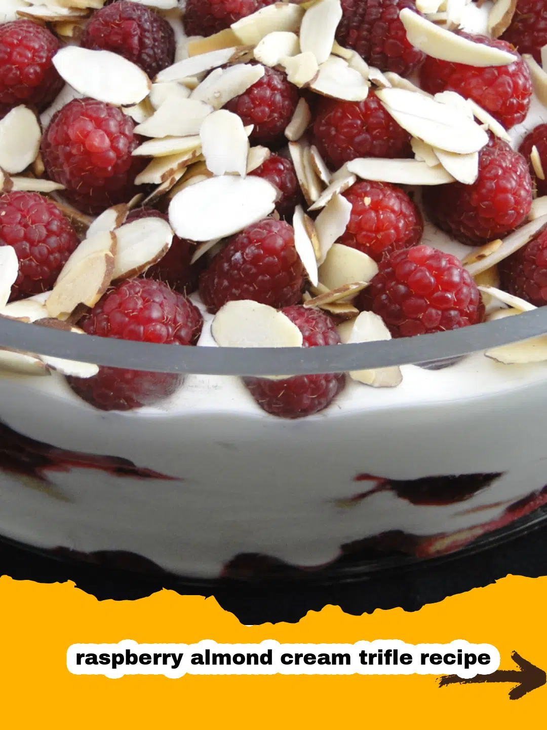 Ultimate Raspberry Almond Cream Trifle Preparation