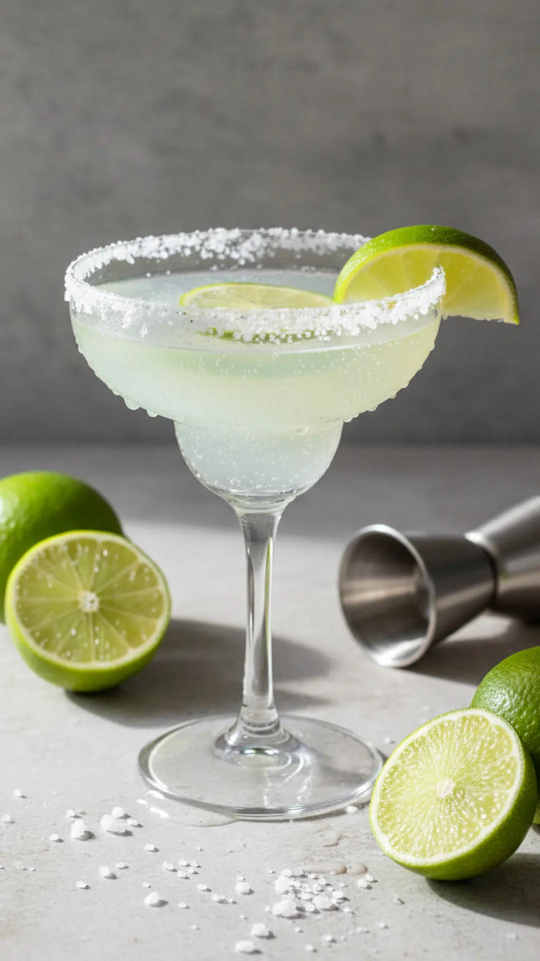 Classic Fresh Lime Margarita Preparation