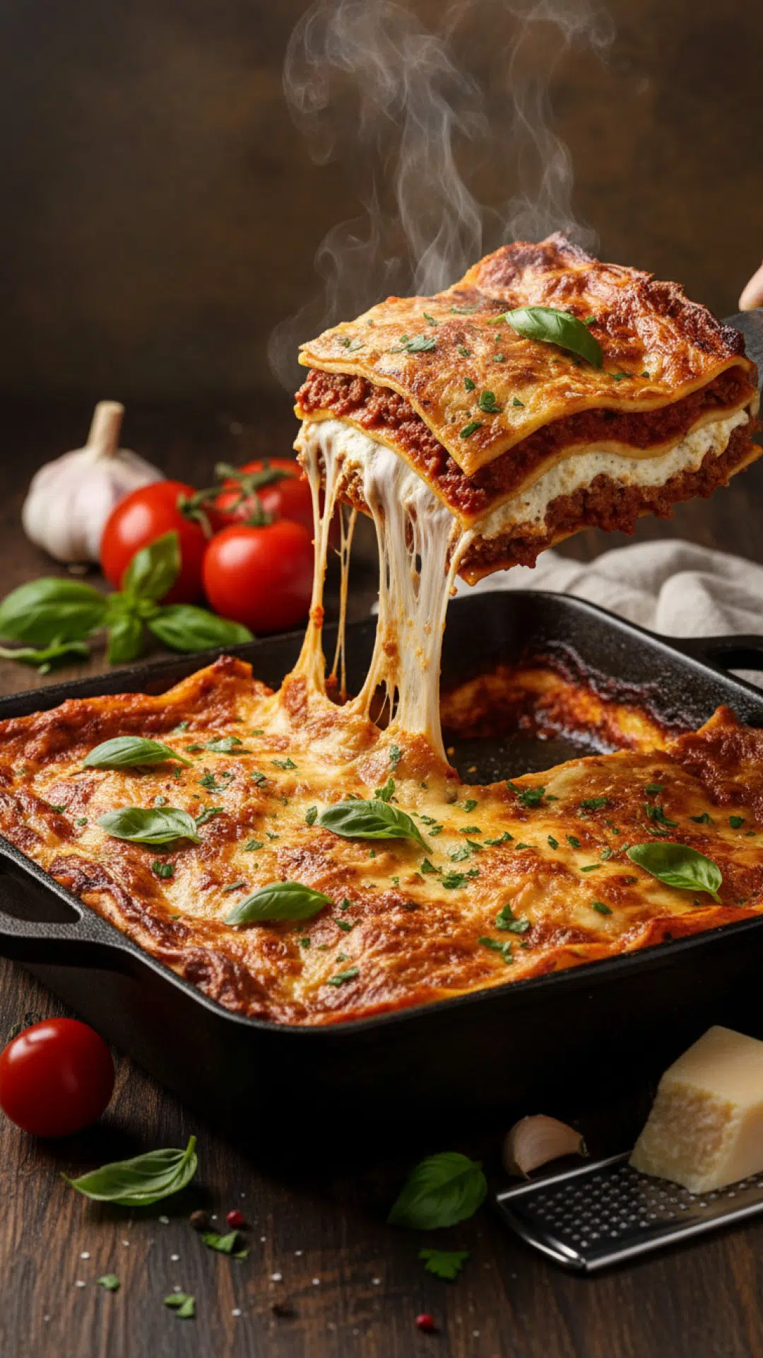 Classic Homemade Lasagna Preparation