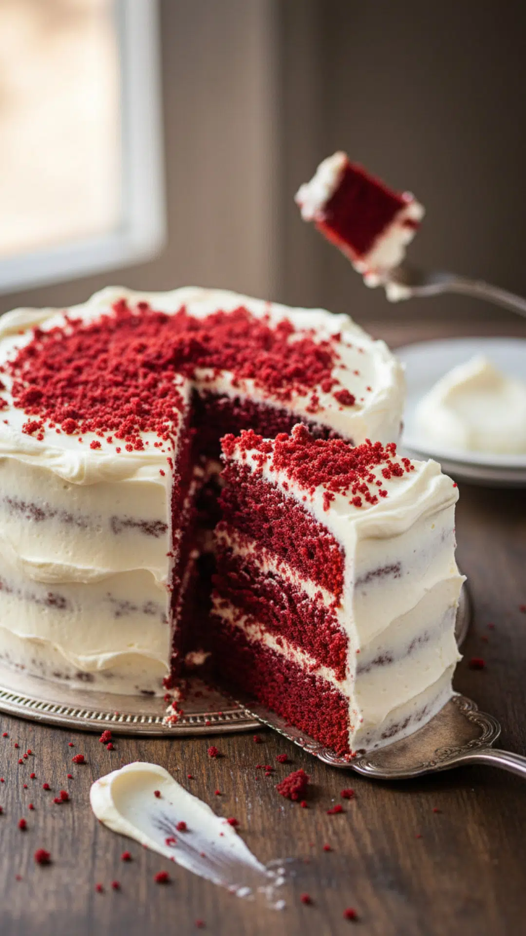 Classic Homemade Red Velvet Cake Preparation
