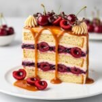 The Ultimate Cherry Caramel Dream Layer Cake: A Symphony of Sweetness!