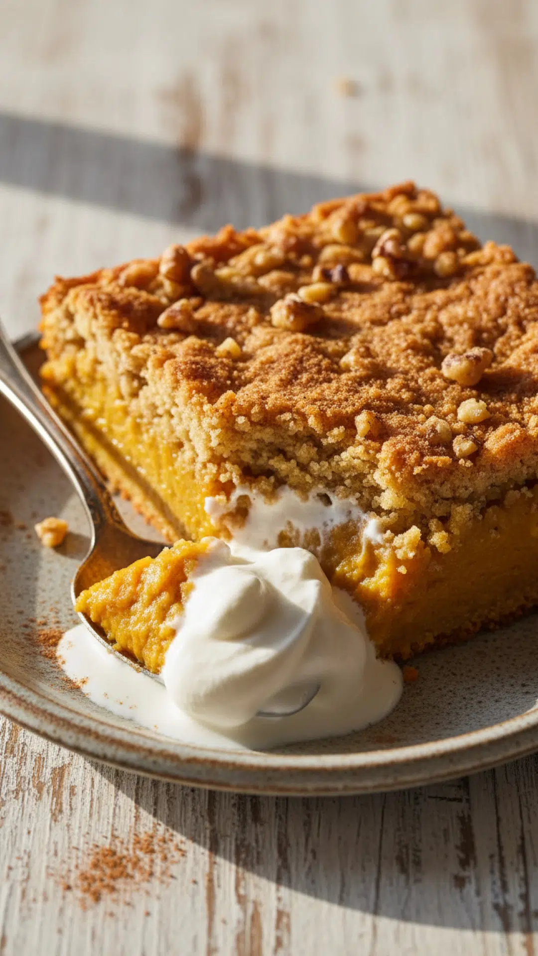 Easy Pumpkin Dump Cake Preparation