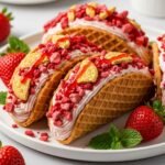 Strawberry Crunch Cheesecake Tacos: The Ultimate Dessert Sensation!