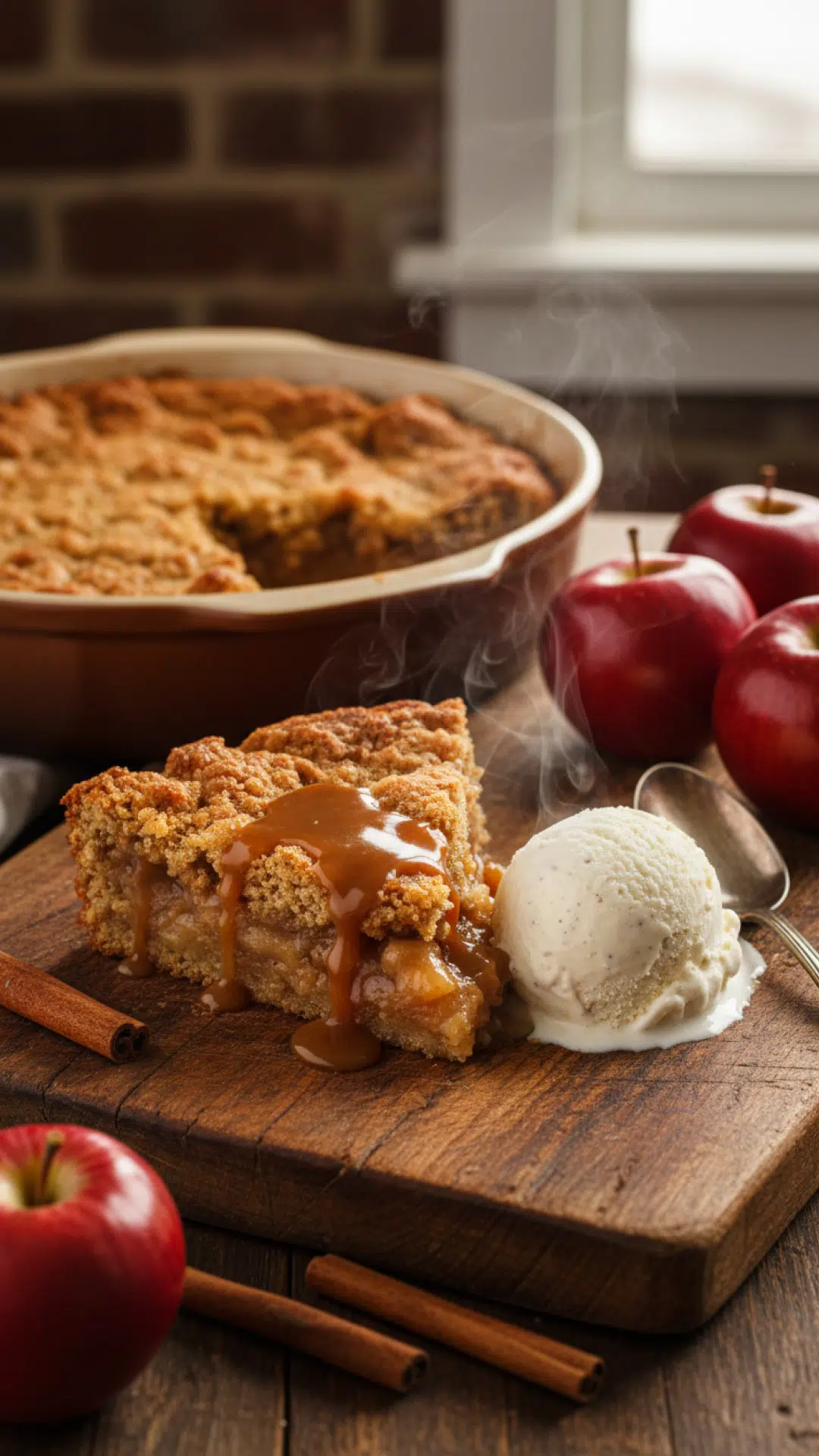 The Easiest Apple Dump Cake Preparation