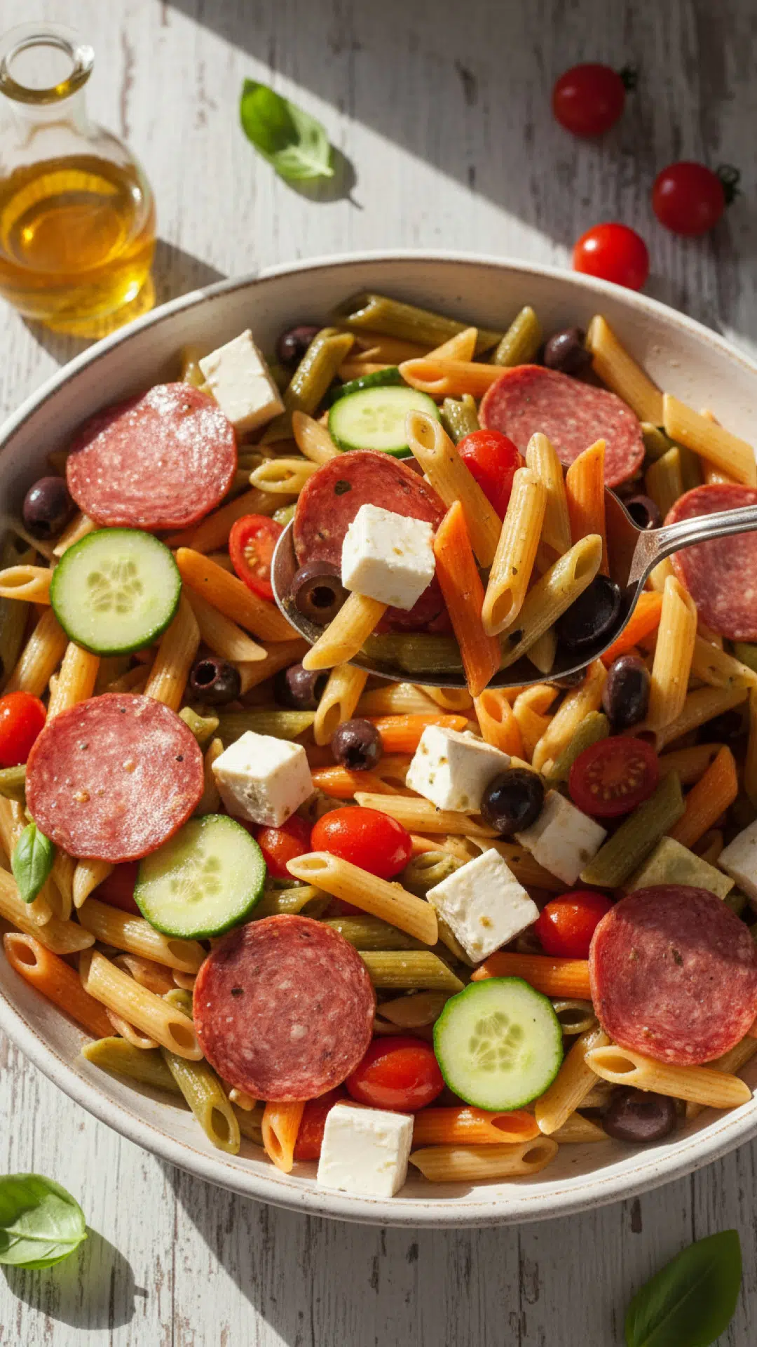 The Ultimate Zesty Garden Pasta Salad Preparation