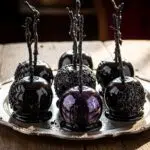 The Ultimate Black Poison Candy Apples: A Hauntingly Delicious Halloween Treat!