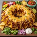 The Ultimate Cheesy Taco Nacho Ring: Your New Party Favorite!