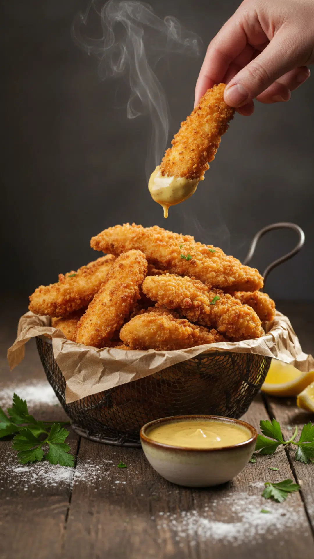 Ultimate Crispy Homemade Chicken Tenders Preparation
