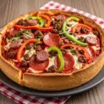 The Ultimate Deep Hamburger Sausage Pepperoni Pie: A Hearty Family Favorite!