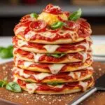 The Ultimate Pepperoni Pizza Layer Cake: A Party Centerpiece!