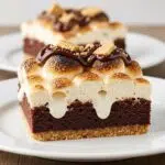 The Ultimate Vanilla Bean Marshmallow S'mores Brownies: A Campfire Dream!